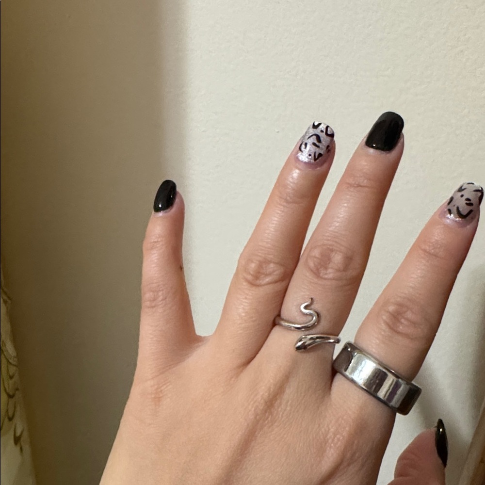 Sterling Silver Adjustable Snake Ring - image 5